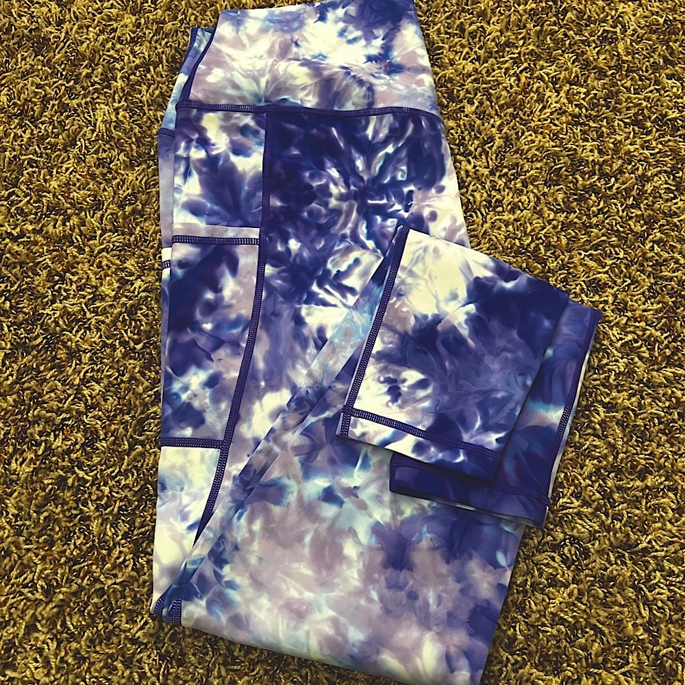 CVG Purple Dye Hard full length leggings - XL